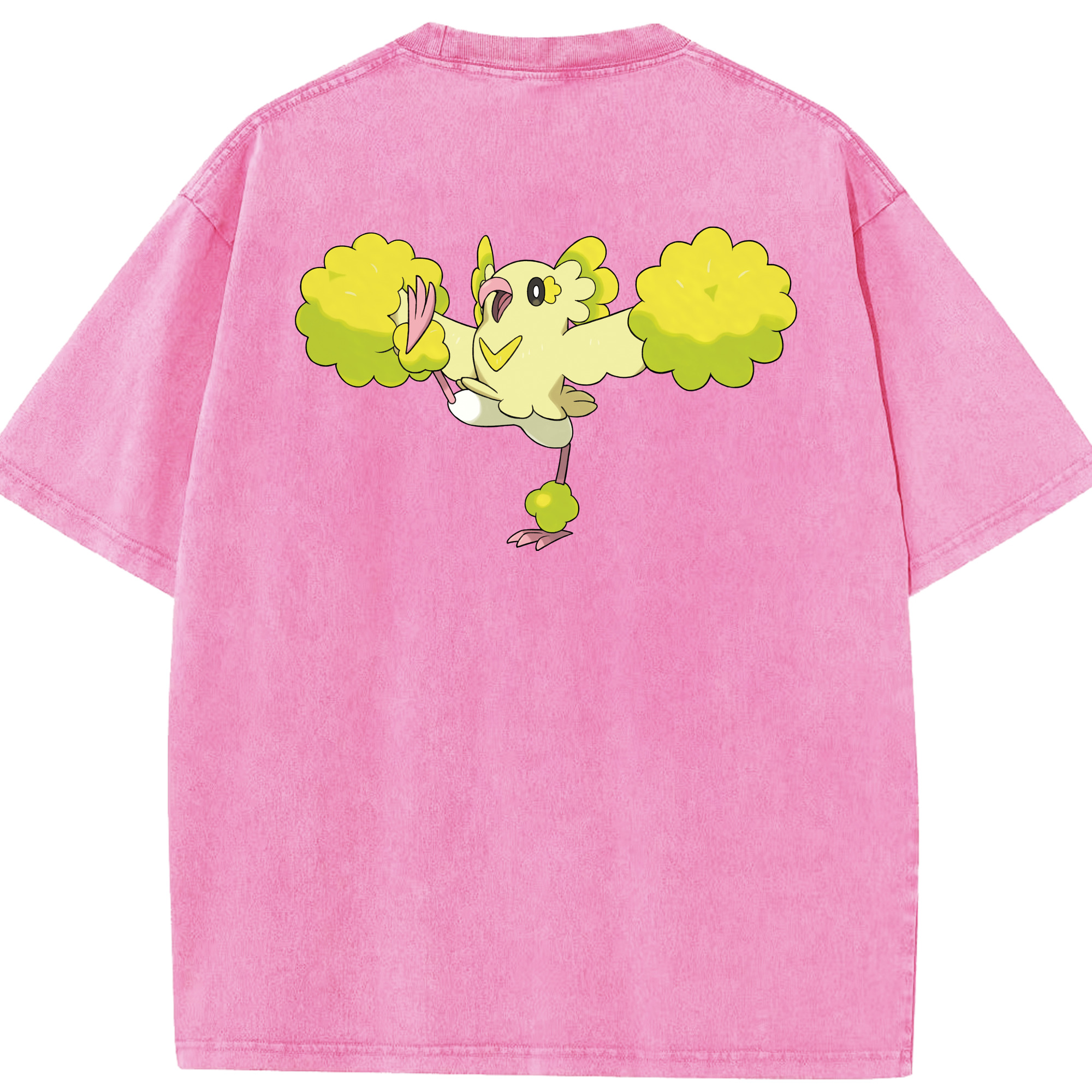 （画像用） ポケットモンスター Pokémon 綿100% ヴィンテージ風 半袖Tシャツ（背面プリント）